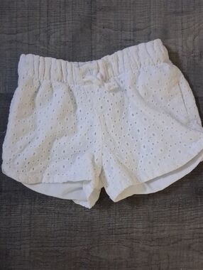 Cat & Jack White Eyelet Shorts